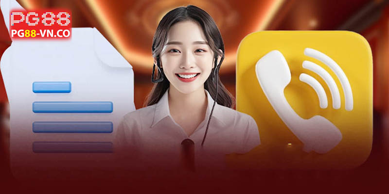 Phương thức liên hệ Pg88 2 đội ngũ hỗ trợ khách hàng chuyên nghiệp
