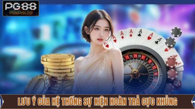 Hệ Thống Sự Kiện Hoàn Trả Cực Khủng - Khuyến Mãi Cuốn Hút Tại PG88 4 Chú ý khi tham gia chương trình khuyến mãi hoàn tiền