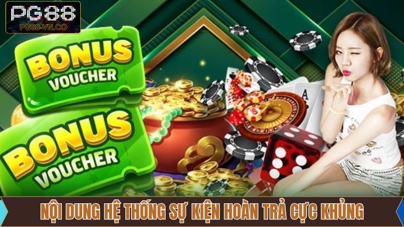 Hệ Thống Sự Kiện Hoàn Trả Cực Khủng - Khuyến Mãi Cuốn Hút Tại PG88 3 Hệ thống sự kiện hoàn trả cực khủng dành cho hội viên