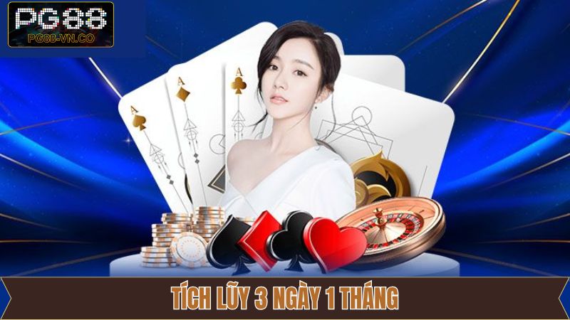 Tích Lũy 3 Ngày, 1 Tháng PG88 - Ưu Đãi Dài Hạn Không Nên Bỏ Lỡ 5 Tích Lũy 3 Ngày, 1 Tháng PG88 - Ưu Đãi Dài Hạn Không Nên Bỏ Lỡ