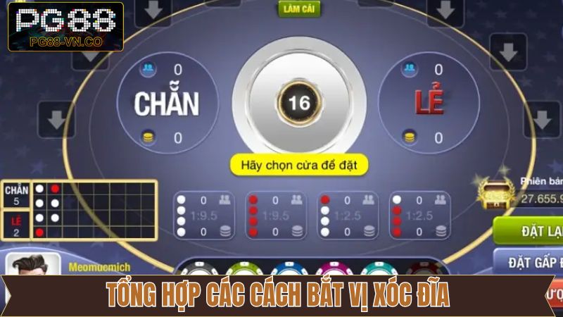 Cách Bắt Vị Xóc Đĩa - Chinh Phục Chiến Thắng Siêu Đơn Giản 3 Tham khảo cách bắt vị xóc đĩa chuẩn xác